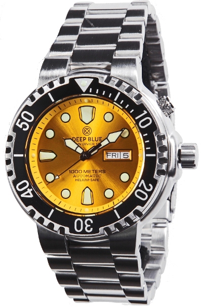 Sun Diver K1 - gul. Deep Blue dykkerur.